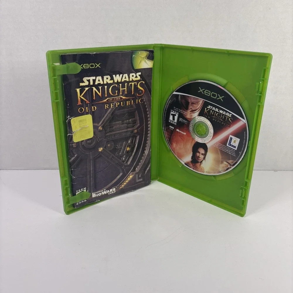 Star Wars Knights of the Old Republic Xbox Complete Game BioWare Tested